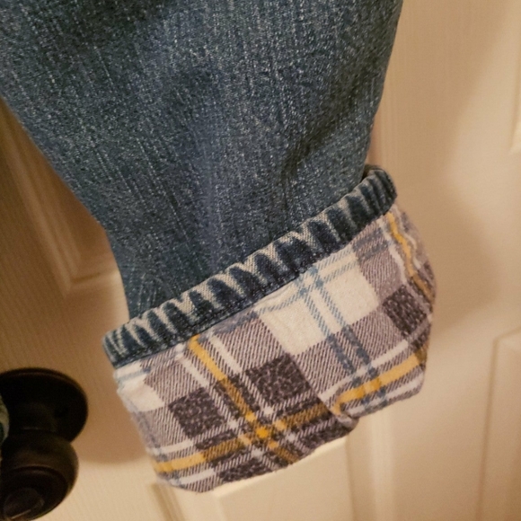 Vintage Oshkosh B'gosh flannel lined Vestbak Denim overalls 1986 size 4 toddler - Picture 4 of 16